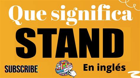 stand by significado en español